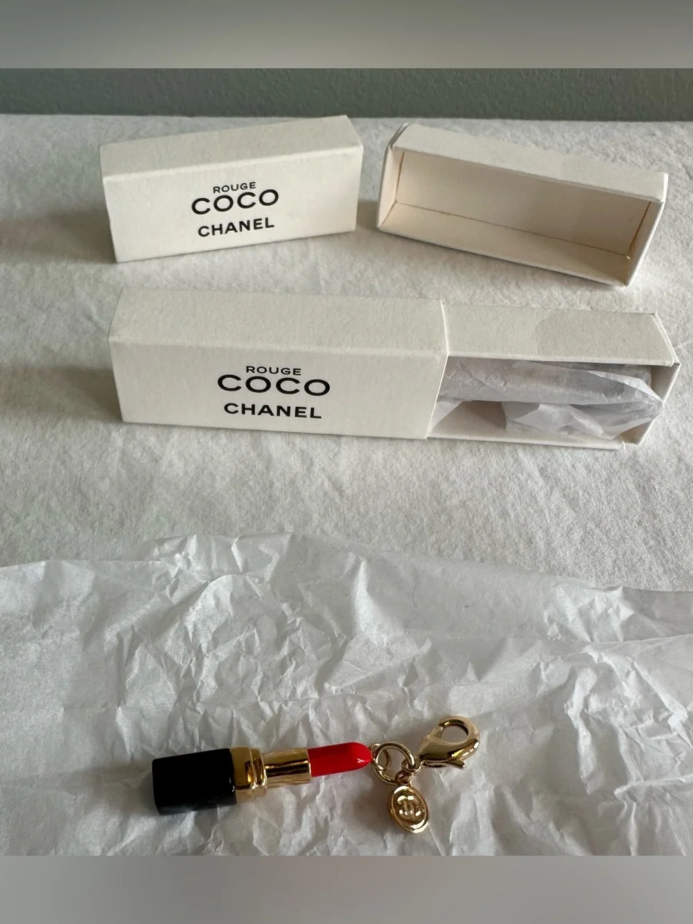 CHANEL Rouge Coco Mini Lipstick Charms NIB  collectable GWP